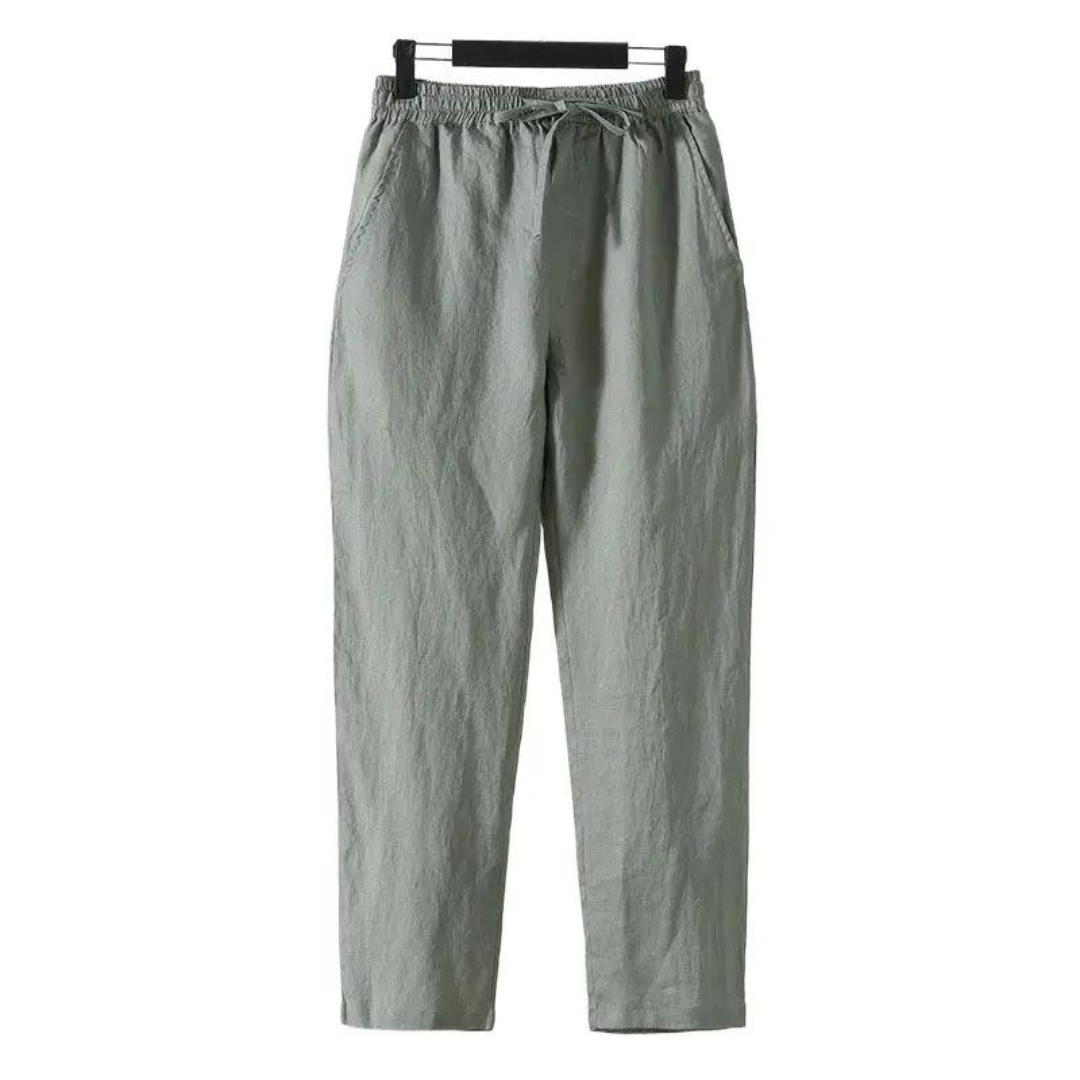 Paris™ - Pantalon En Lin (Coupe Droite)