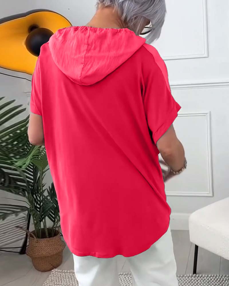 Lory | Blouse à Capuche Florale