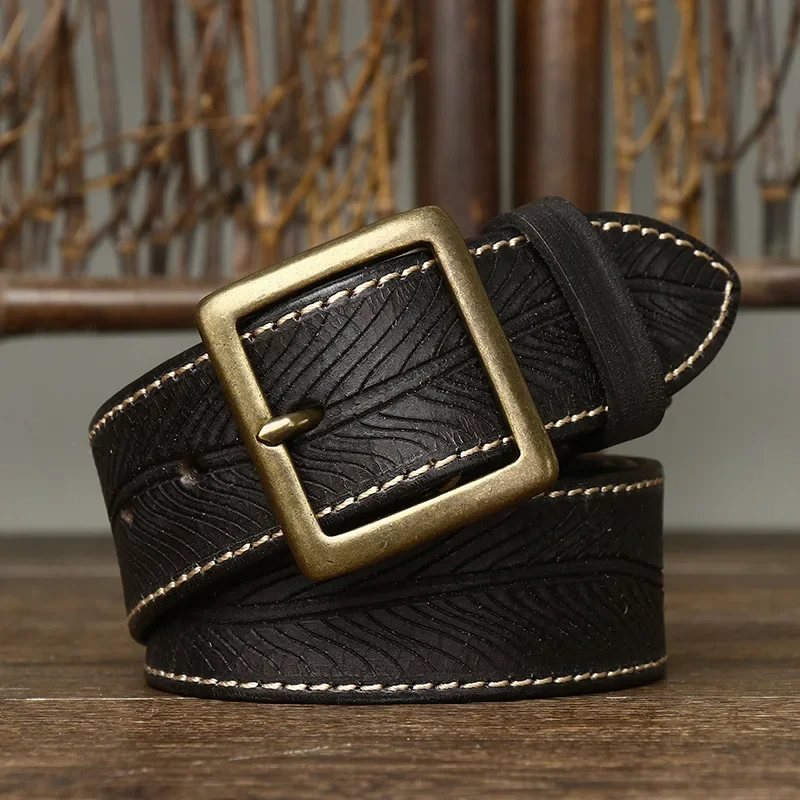 Ceinture en Cuir Vachette Pure