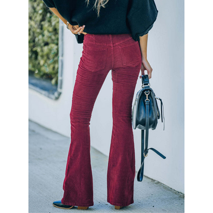 Chloé - Pantalon flare en velours