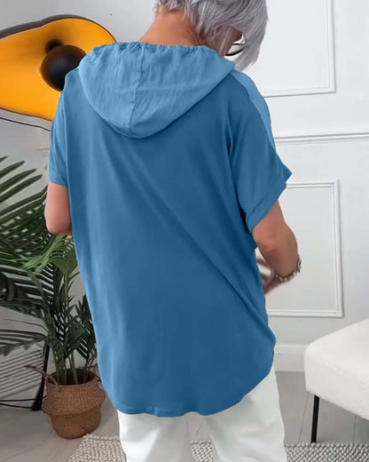 Lory | Blouse à Capuche Florale