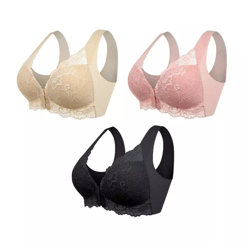 Lela | Soutien-gorge Push-up Sans Fil avec Fermeture Frontal