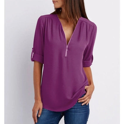Gwen | Blouse Zippée Chic