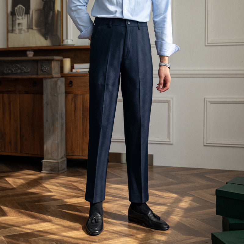 Pantalon Plissé Affûté "New York" pour le Bureau