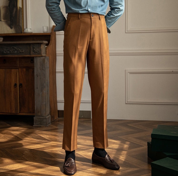 Pantalon Plissé Affûté "New York" pour le Bureau