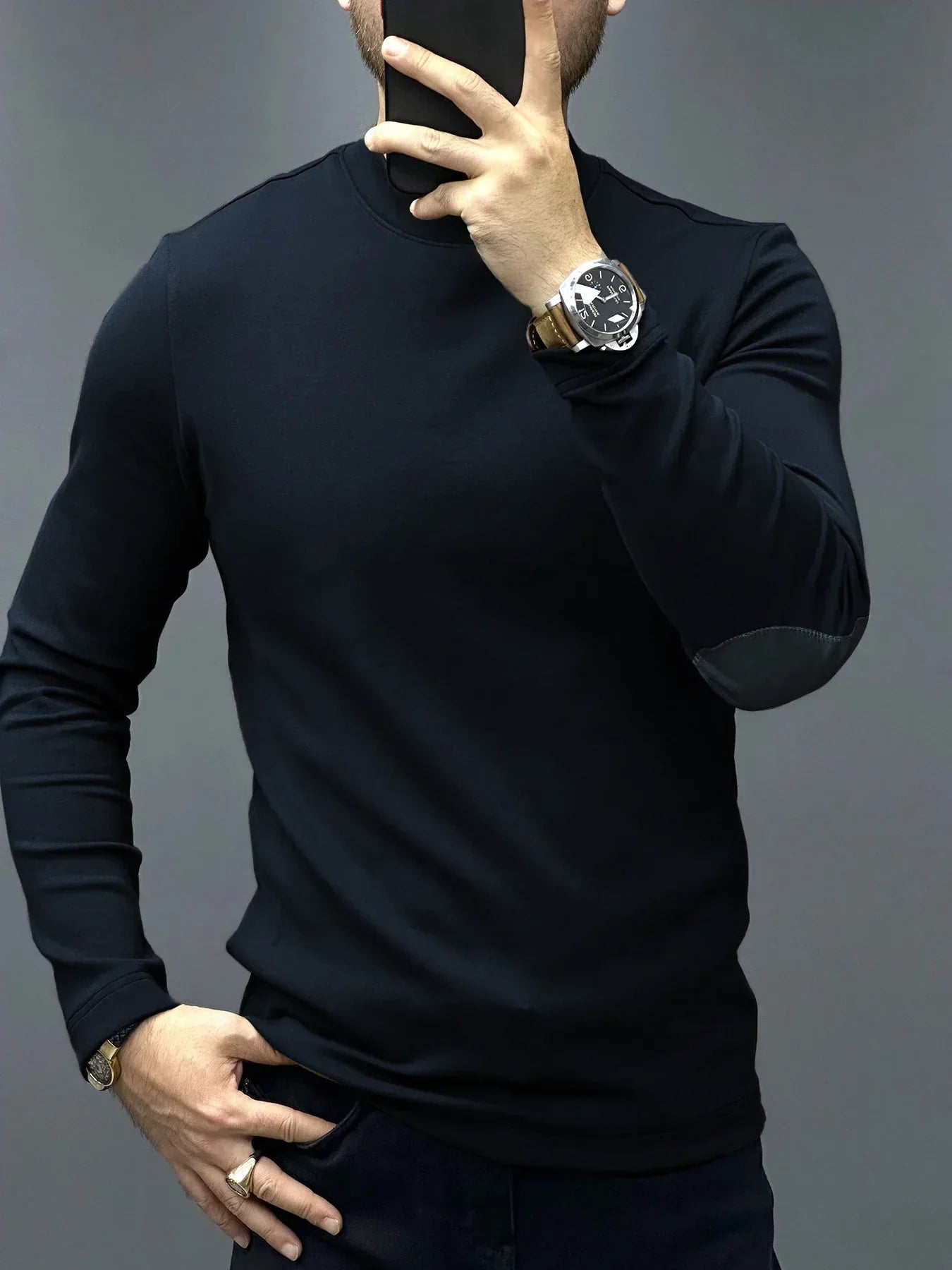 Bérenger - Pull ajusté à manches longues