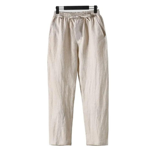 Paris™ - Pantalon En Lin (Coupe Droite)