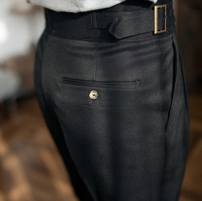 Pantalons Plissés Gurkha Droits Cipressa