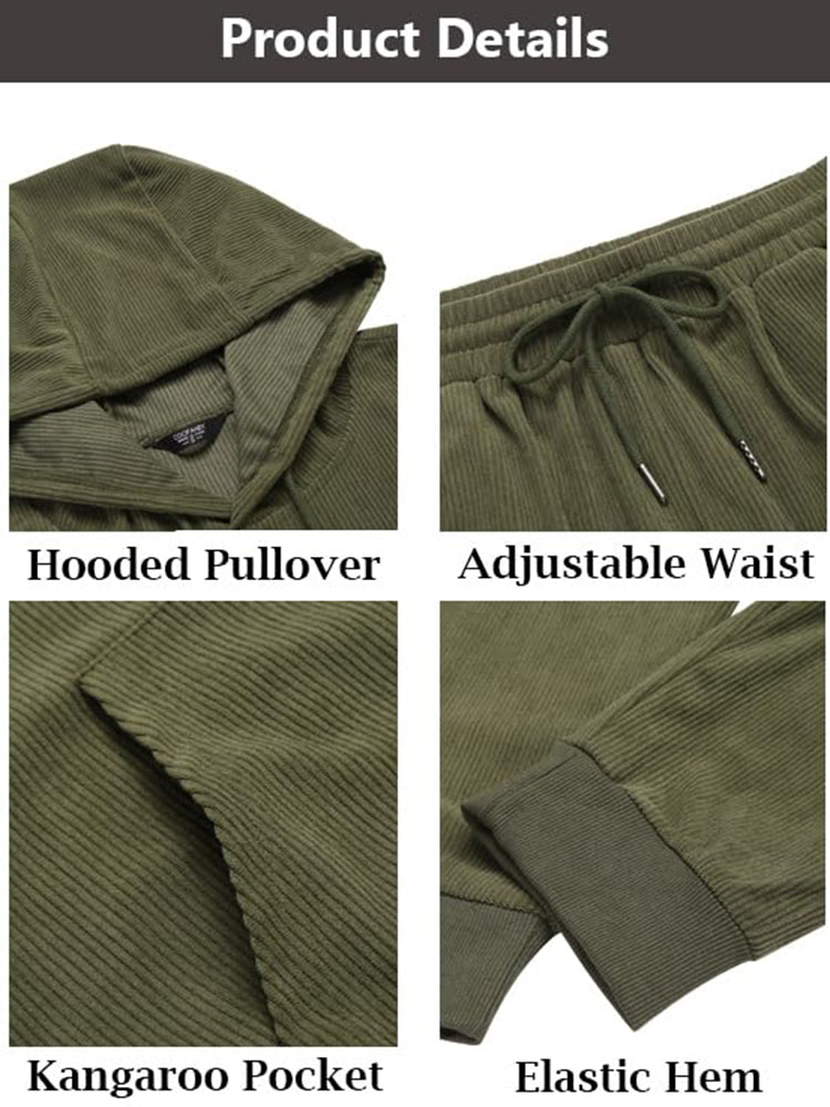 Haut de survêtement décontracté à capuche pour le jogging (US uniquement)