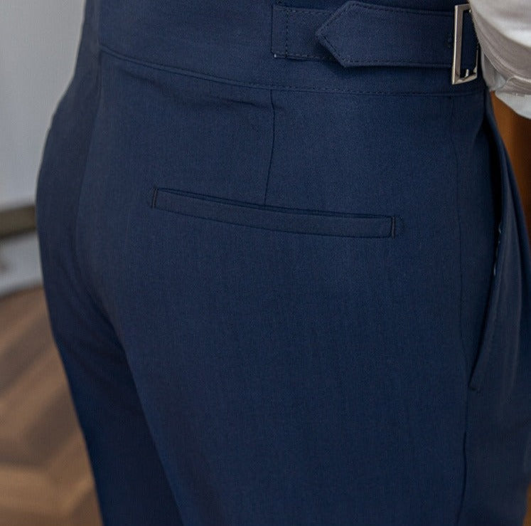 Pantalon droit plissé Gurkha Capri