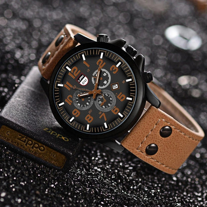 La Montre en Cuir de Vache Fieldline