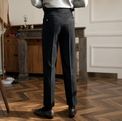 Pantalons Plissés Gurkha Droits Cipressa