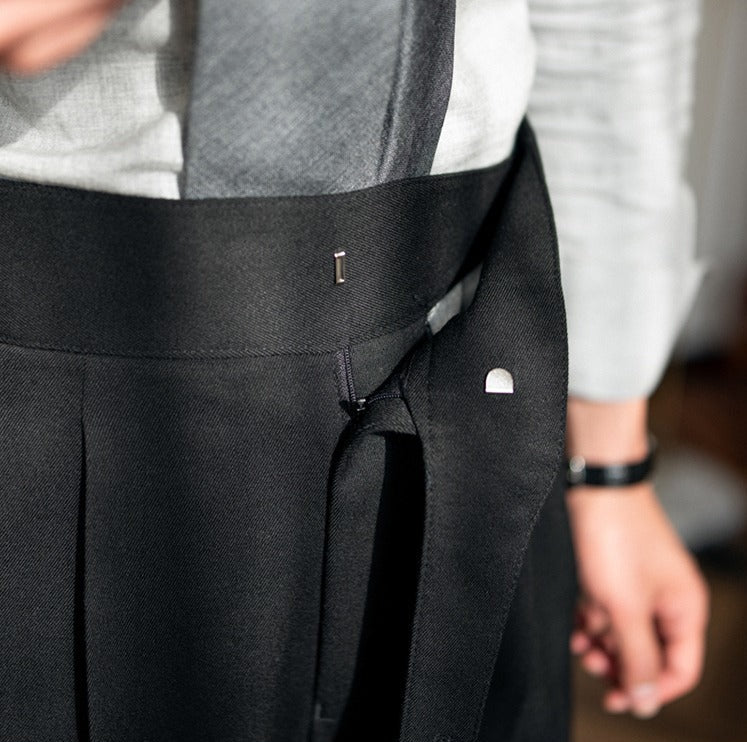 Pantalons Plissés Gurkha Droits Cipressa