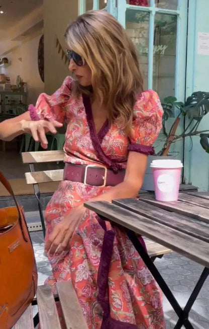 Melody™ | Robe Portefeuille Fleurie