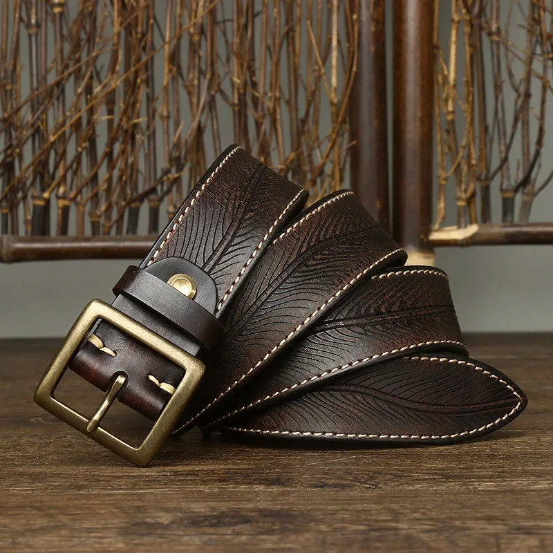 Ceinture en Cuir Vachette Pure