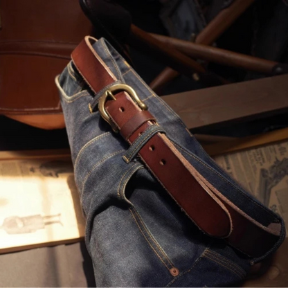 Ceinture en Cuir Pleine Fleur Ironhide