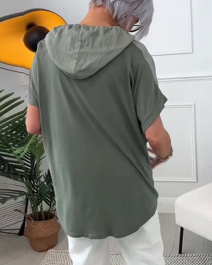 Lory | Blouse à Capuche Florale