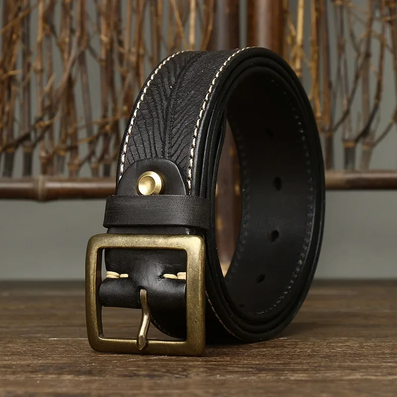 Ceinture en Cuir Vachette Pure