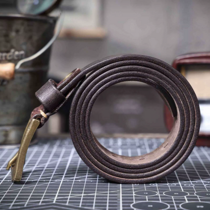 Ceinture en cuir de vache d'Amalfi