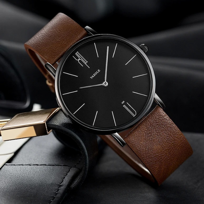 La Montre en Cuir de Vachette Sterling