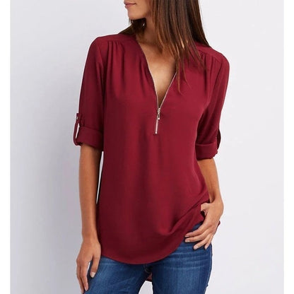 Gwen | Blouse Zippée Chic