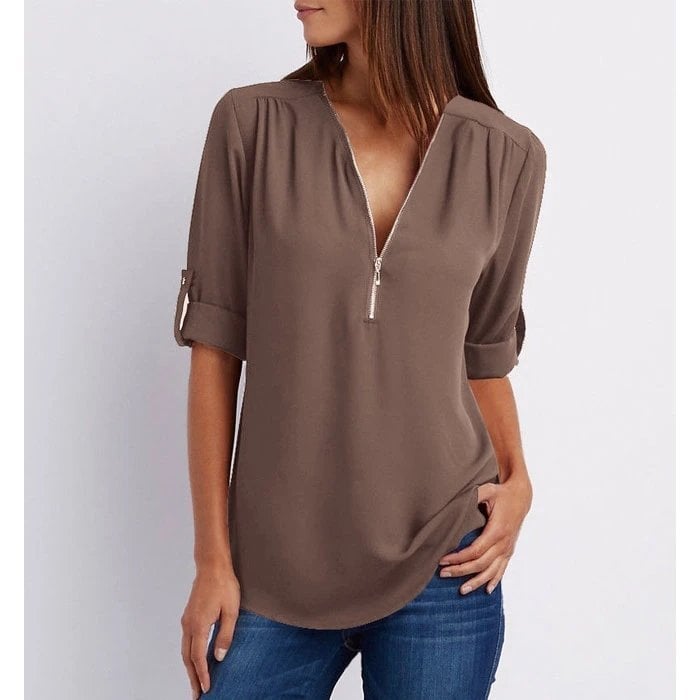 Gwen | Blouse Zippée Chic