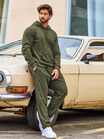 Haut de survêtement décontracté à capuche pour le jogging (US uniquement)