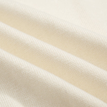 Pull tricoté brodé pour hommes des années 70 – Pull rétro crème avec détail de col floral