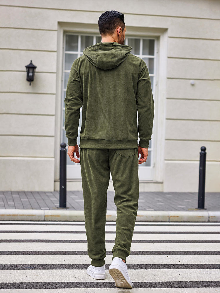 Haut de survêtement décontracté à capuche pour le jogging (US uniquement)