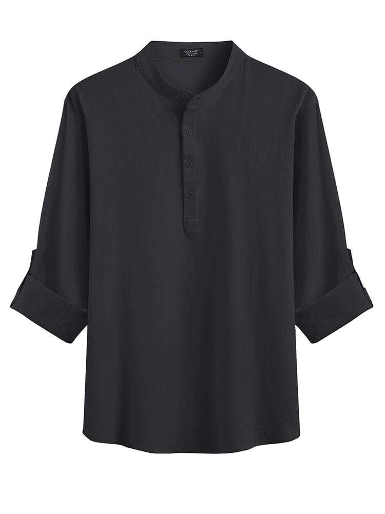 Ensemble de Chemises Henley 2 Pièces Décontractées (US Seulement)