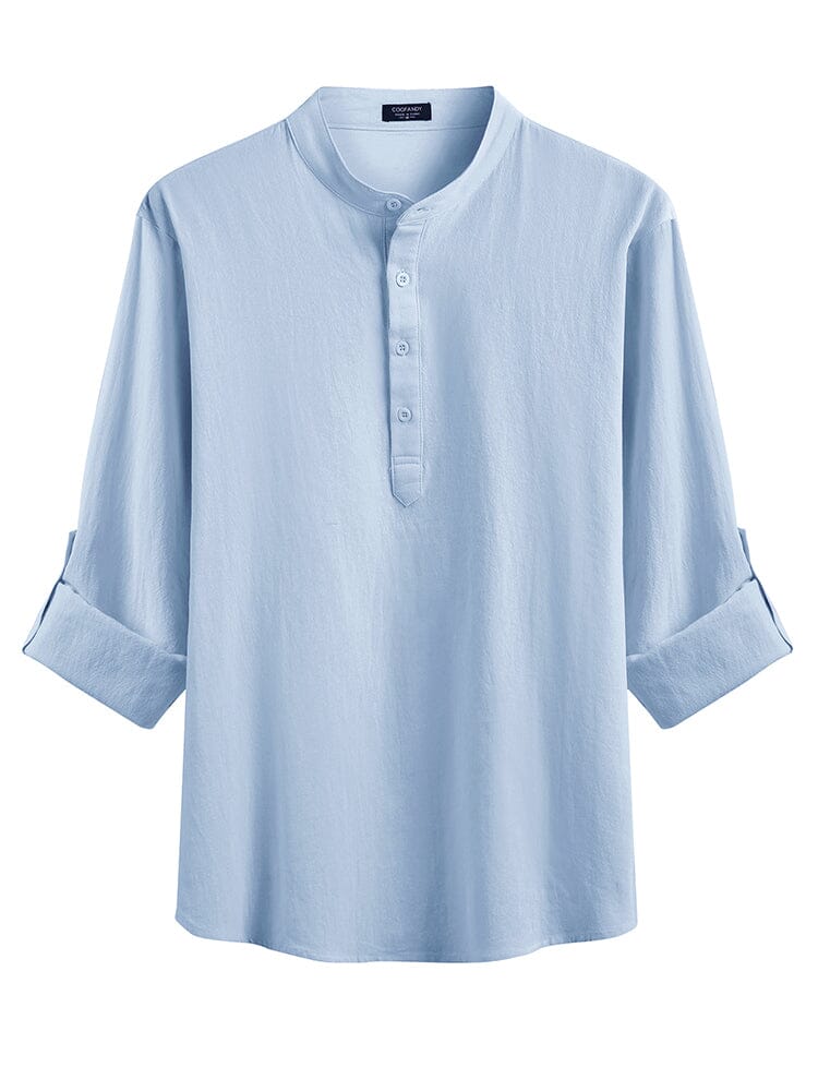 Ensemble de Chemises Henley 2 Pièces Décontractées (US Seulement)