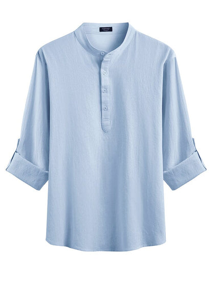 Ensemble de Chemises Henley 2 Pièces Décontractées (US Seulement)