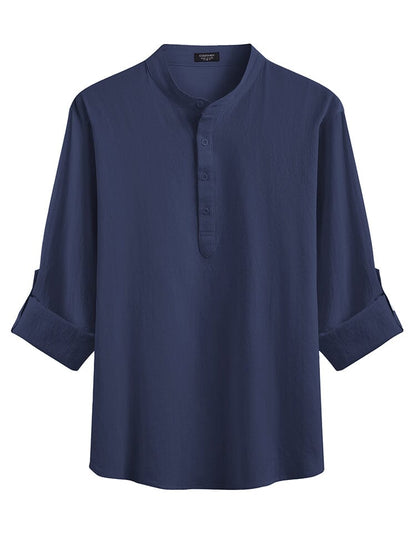 Ensemble de Chemises Henley 2 Pièces Décontractées (US Seulement)