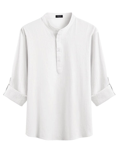 Ensemble de Chemises Henley 2 Pièces Décontractées (US Seulement)