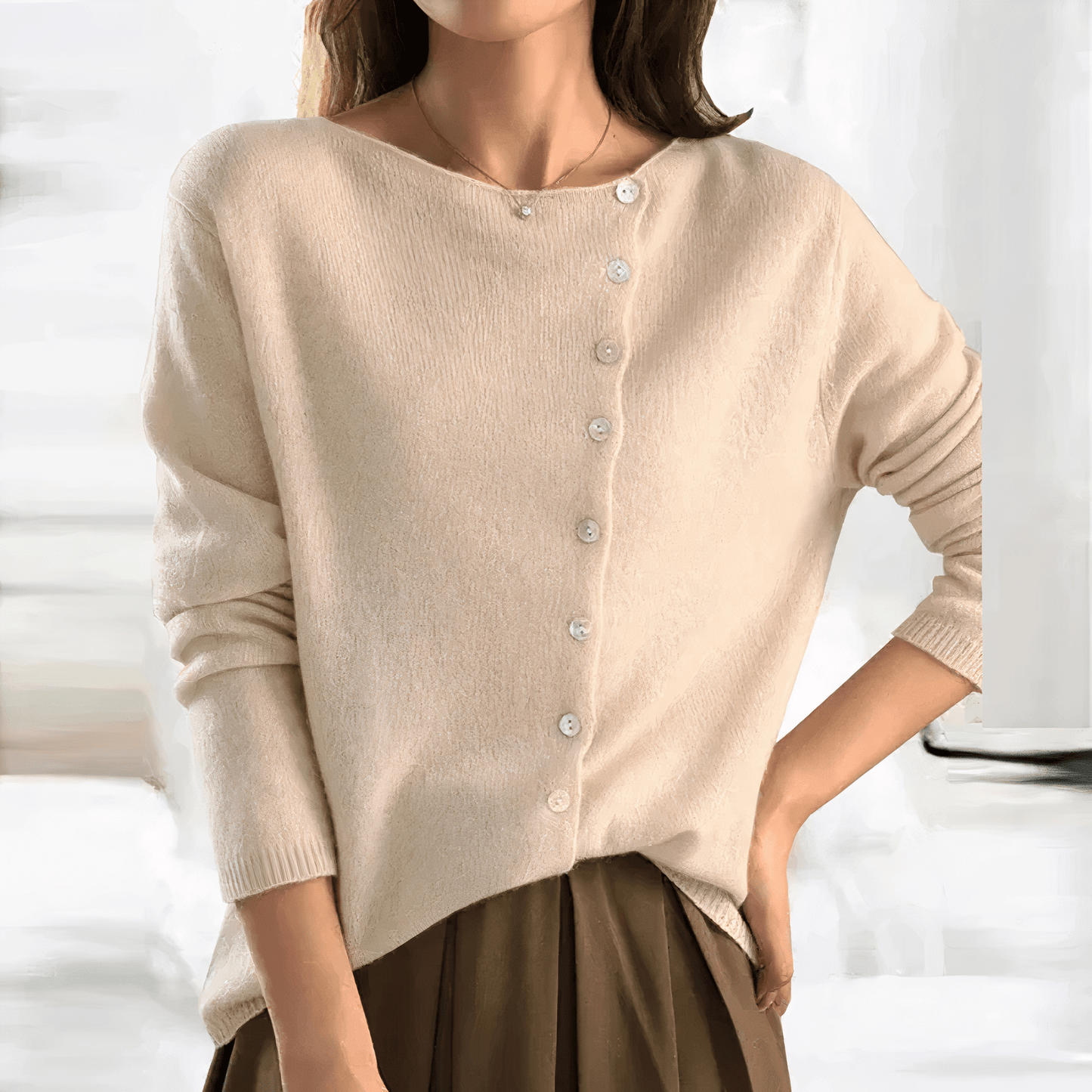 Elize Soft Knit | Cardigan Calme du Soir