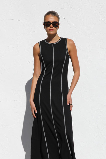 Ariana™ | Robe Longue Maxi Noire