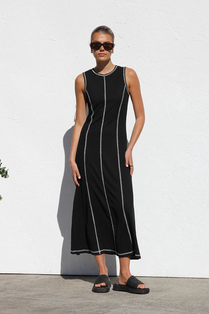 Ariana™ | Robe Longue Maxi Noire
