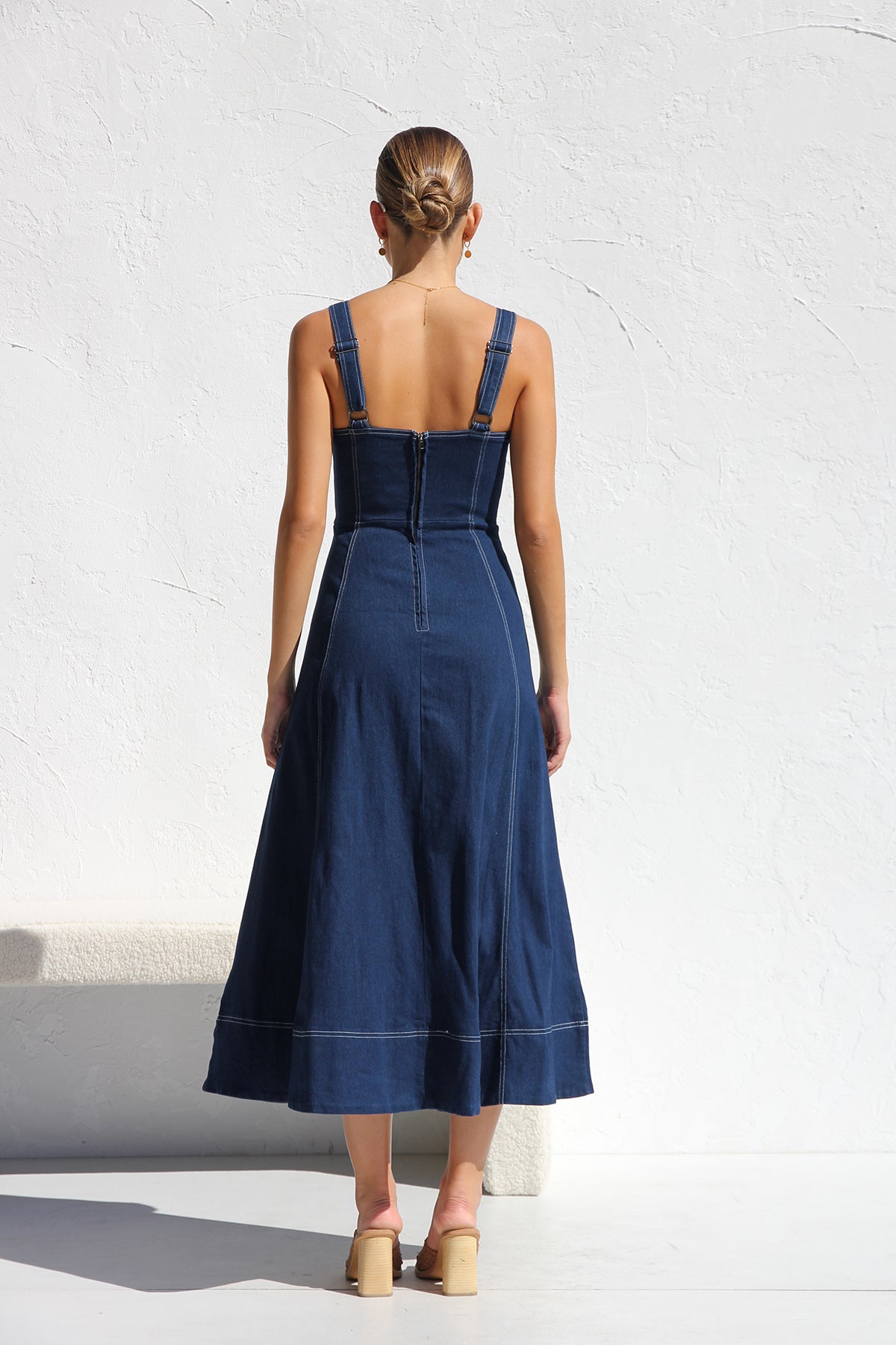 Danielle™ | Robe en Denim Indigo