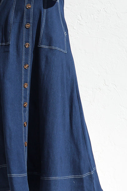 Danielle™ | Robe en Denim Indigo