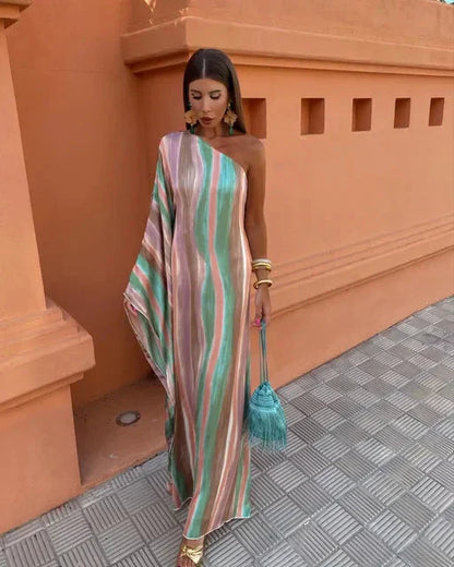 Lily™ | Robe Maxi Asymétrique