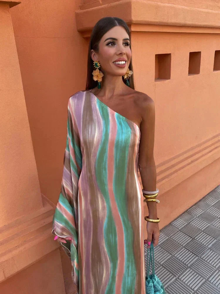 Lily™ | Robe Maxi Asymétrique