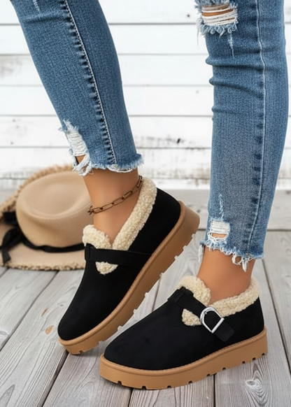 Carole Chaussures ergonomiques confortables avec doublure chaude