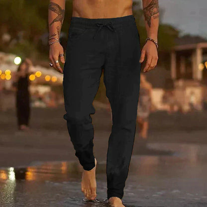 Mathis – Pantalon de plage en lin respirant