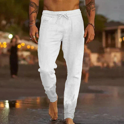Mathis – Pantalon de plage en lin respirant