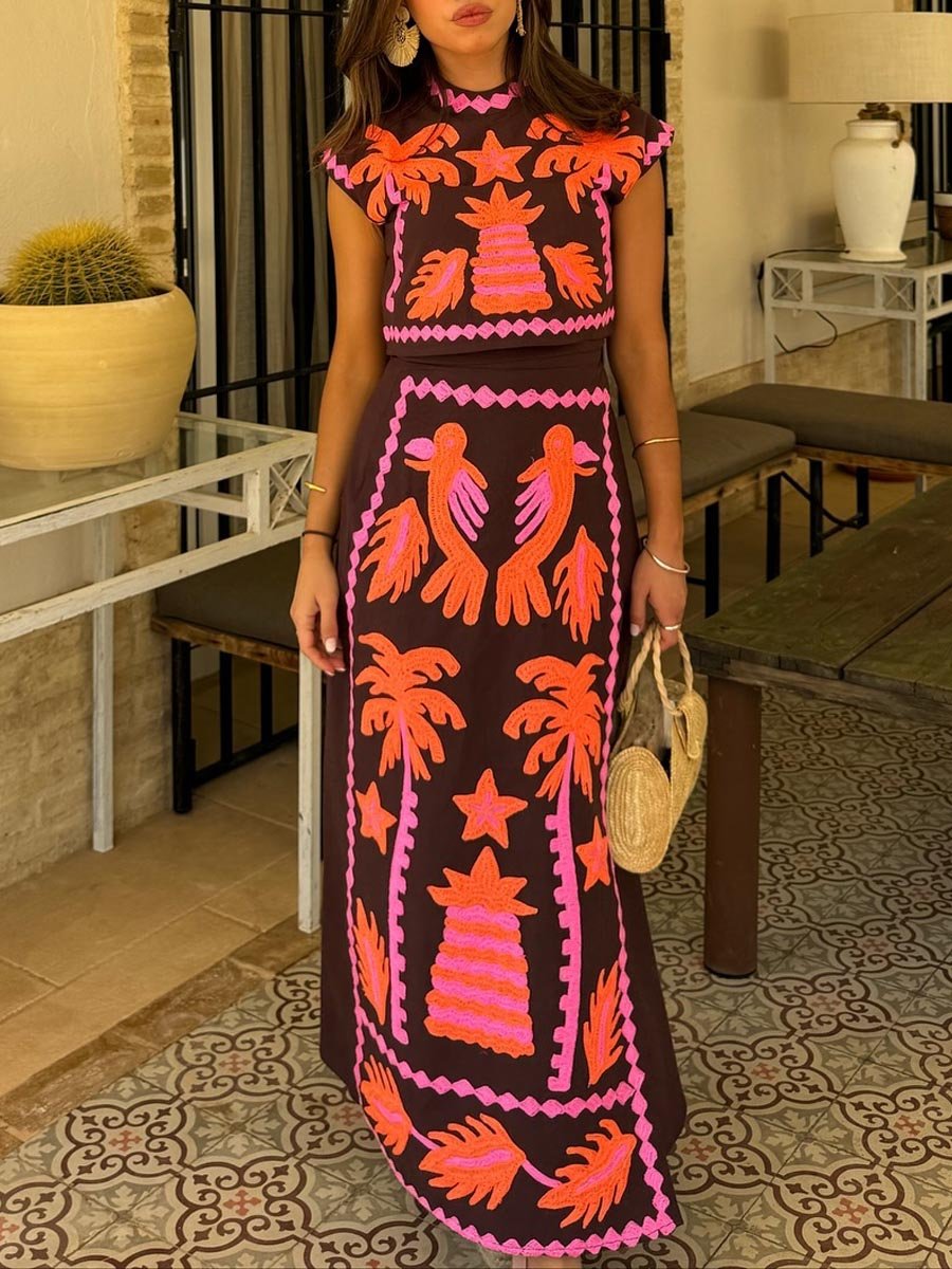 Katia™ | Ensemble Tailleur Top et Jupe