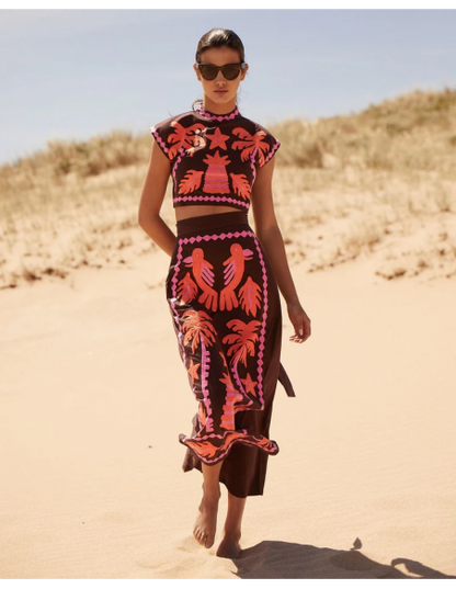 Katia™ | Ensemble Tailleur Top et Jupe