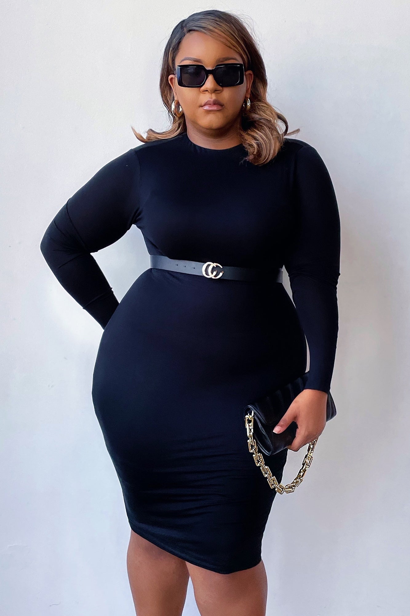 Robe Midi Kora - Noir