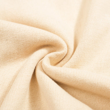 Polo Tricoté Rétro pour Hommes – Crème Vintage Boutonné avec Graphique Géométrique des Années 70