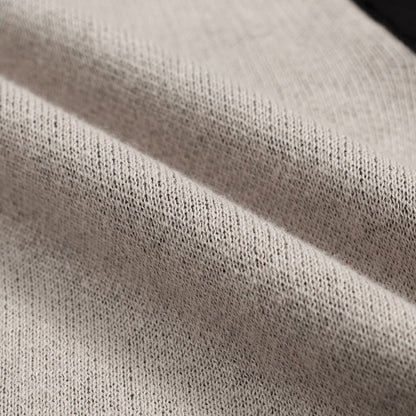 Polo Tricot Vintage Années 1960 pour Hommes – Motif Géométrique Rétro Noir & Gris