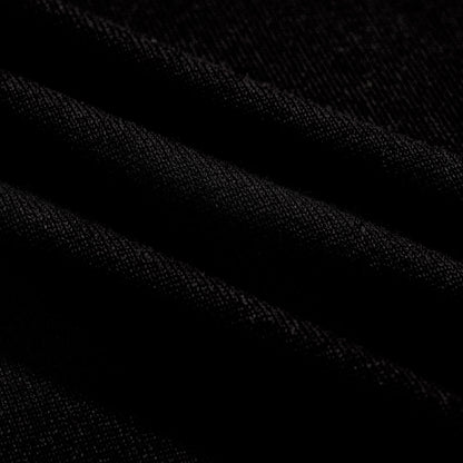 Polo Mod Noir pour Homme des Années 70 – Chemise Tricotée Rétro avec Bord Contrasté